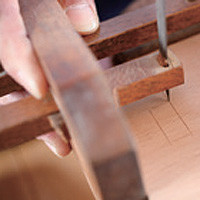木製雑貨を作る道具、罫引き（けびき）