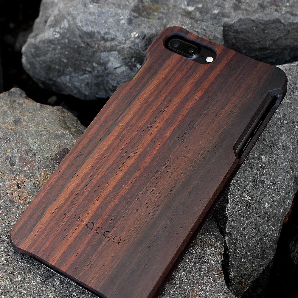 iPhone7 Plus用木製ケース（ローズウッド）