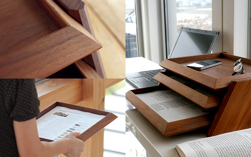 木製の3段書類ケース DocumentCase｜おしゃれな木の北欧風雑貨・iPhoneケース・木製名刺入れのブランド Hacoa