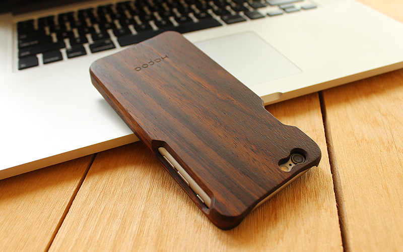 手触り感を活かしたiPhone6/6s用木製ケース
